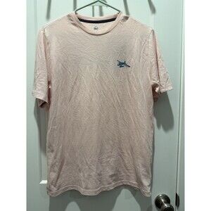 Vineyard Vines Dunes Tee Shirt Sleeve Beach Palm Tree Men's XL Pink Performance